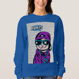 Katten die vragen stellen trui