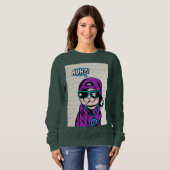 Katten die vragen stellen trui (Voorkant volledig)