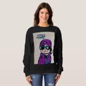 Katten die vragen stellen trui (Voorkant volledig)