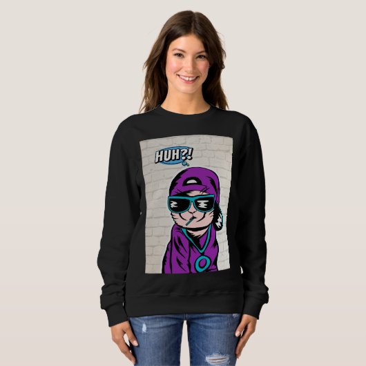 Katten die vragen stellen trui (Voorkant volledig)