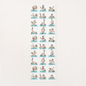 Katten die yoga mat doen (Voorkant)