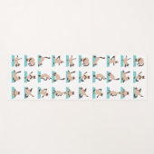 Katten die yoga mat doen (Voorkant (horizontaal))