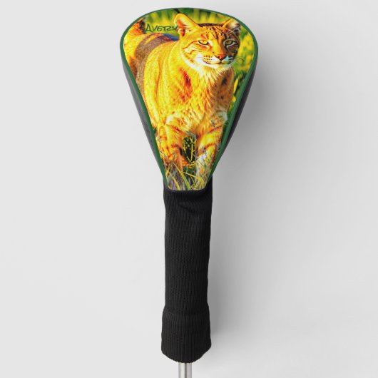 Katten Dieren Bestuurder Hoofddeksel Golfheadcover (Voorkant)