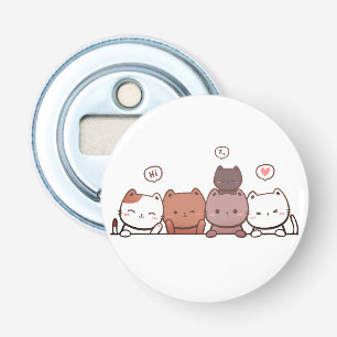 Katten, Dieren, Pret Button Flesopener