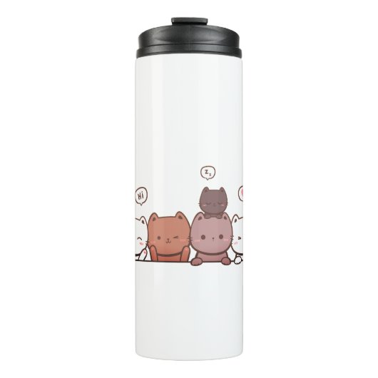 Katten, Dieren, Pret Thermosbeker (Voorkant)