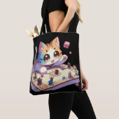 Katten Dobbelspel Tafelbladspel Tote Bag (Dichtbij)