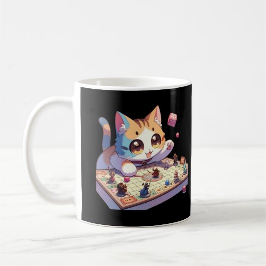 Katten Dobbelstenen Tafelbladspel Koffiemok (Links)