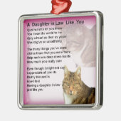 Katten Dochter in het rechtengedicht Metalen Ornament (Links)