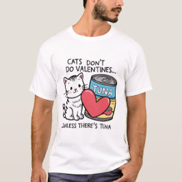 Katten doen geen Valentijnse... Kitten houdt van t T-shirt