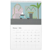 Katten Doing Stuff 12 maanden Kalender (Feb 2026)