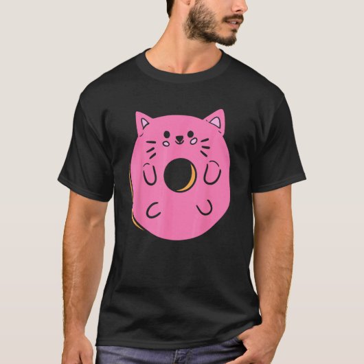 Katten-donut-gebak-maker T-shirt (Voorkant)