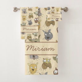 Katten Doodle Bad Handdoek