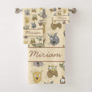 Katten Doodle Bad Handdoek