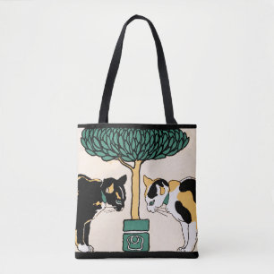 katten door Edward Penfield Tote Bag