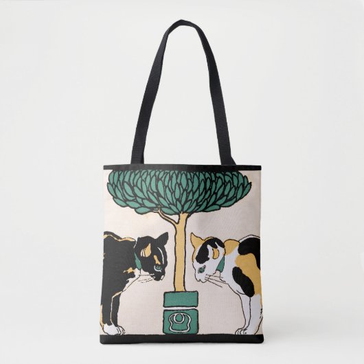 katten door Edward Penfield Tote Bag (Voorkant)