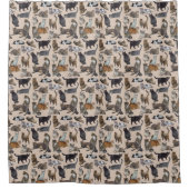 Katten Douchegordijn (Voorkant)