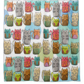 Katten! Douchegordijn (Voorkant)