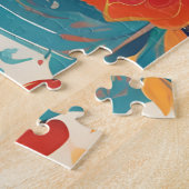 katten drinken koffie puzzel (Zijkant)