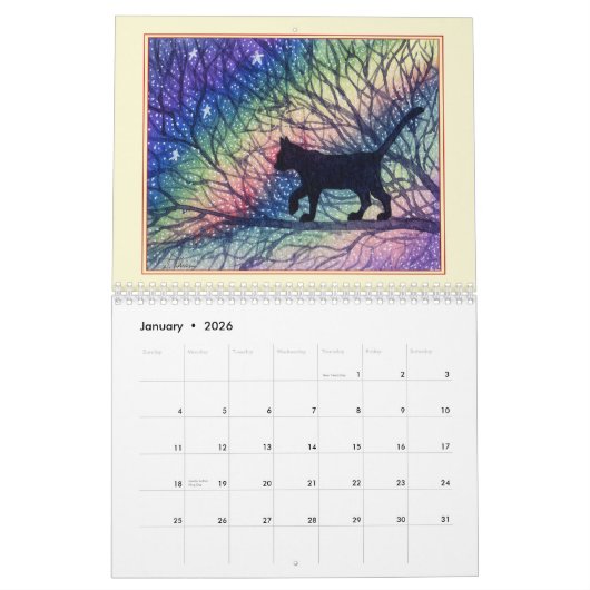 KATTEN! Een kat per maand kalender (Jan 2026)