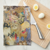 Katten een Plenty Kitchen Towel Theedoek (Quarter Fold)