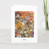 Katten een Wenskaart Kaart (Achterkant)