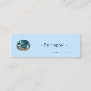 Katten Eiffeltoren-Nacht Mini Boeklegers (Bulk) Visitekaartje