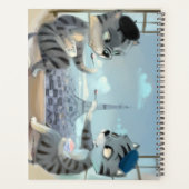 Katten & Eiffeltoren – Paris Wekelijkse Planner (Achterkant)