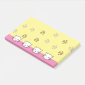 Katten Emoji Kunst 2 Post-it® Notes (Schuin)