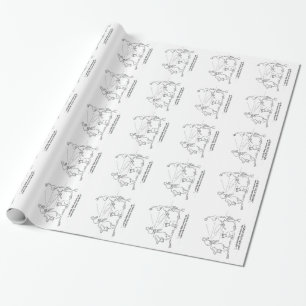 Katten en Aliens Cadeaupapier