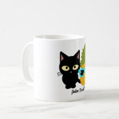 katten en ananassen zijn beste vrienden , personal koffiemok (Voorkant links)