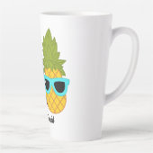 katten en ananassen zijn beste vrienden , personal latte mok (Rechts)