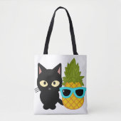 katten en ananassen zijn de beste vrienden tote bag (Voorkant)