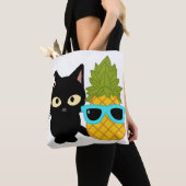 katten en ananassen zijn de beste vrienden tote bag (Dichtbij)