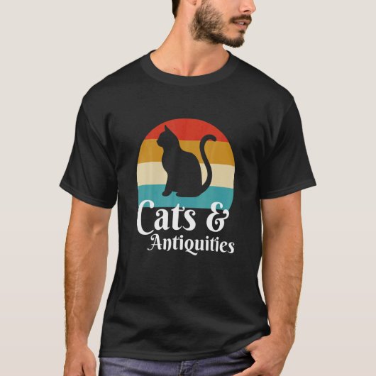 Katten En Antiek T-shirt (Voorkant)