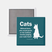 Katten en badkuipen magneet (Voorkant / Achterkant)