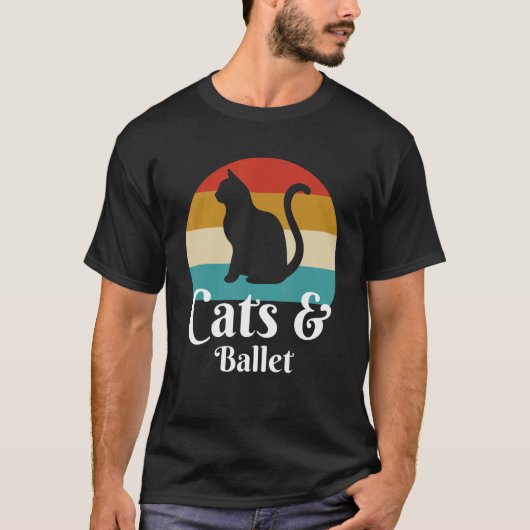 Katten en balletdanser t-shirt (Voorkant)