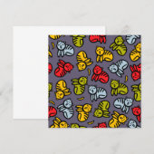 Katten en bananen bedankkaart (Voorkant / Achterkant)