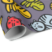 Katten en bananen cadeaupapier (Rol Hoek)