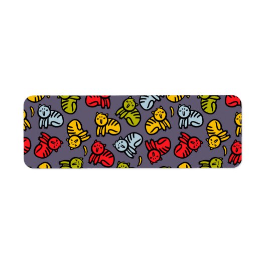 Katten en bananen etiket (Voorkant)