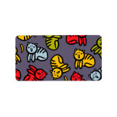 Katten en bananen etiket (Voorkant)