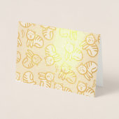 Katten en bananen folie kaarten (Voorkant)