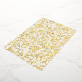 Katten en bananen folie uitnodiging (Gedraaid)