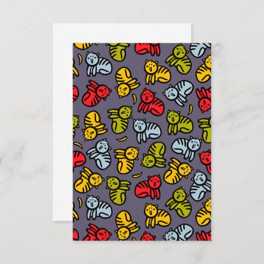 Katten en bananen informatiekaartje (Voorkant / Achterkant)