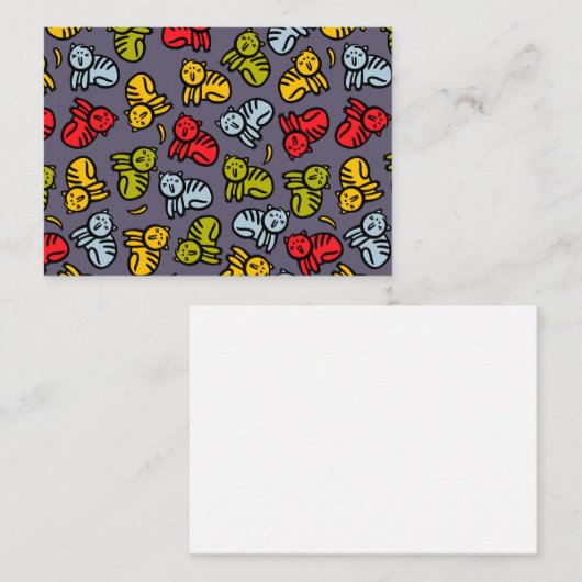 Katten en bananen informatiekaartje (Voorkant / Achterkant)