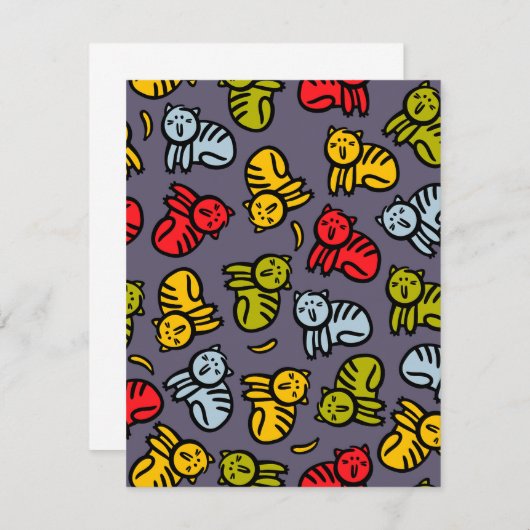 Katten en bananen informatiekaartje (Voorkant / Achterkant)