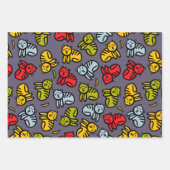 Katten en bananen inpakpapier vel (Voorkant)