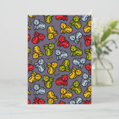 Katten en bananen kaart (Staand voorkant)