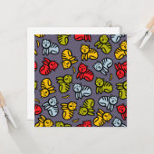 Katten en bananen kaart (Voorkant / Achterkant in situ)