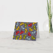 Katten en bananen kaart (Achterkant)