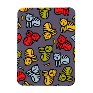 Katten en bananen magneet